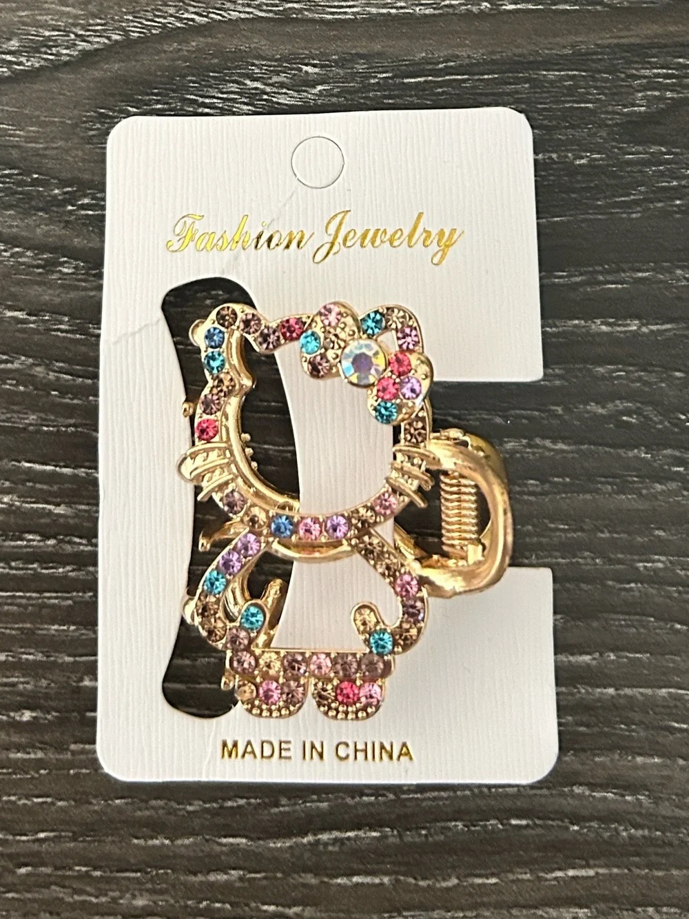 Hello kitty Crystal hair clip NWT